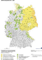GRW-Fördergebietskarte 2014-2020