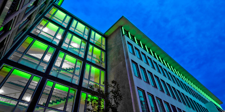 Foto des Gebäudes der Landwirtschaftlichen Rentenbank in Frankfurt am Main.