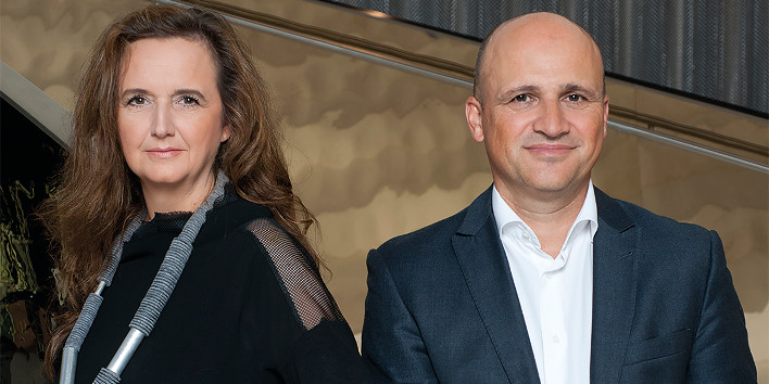 Magister Edeltraud Stiftinger und Diplom-Ingenieur Bernhard Sagmeister.