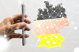 Digitale Vernetzung innerhalbs Deutschlands