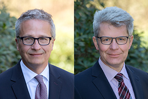 Geschäftsführer der Bürgschaftsbank NRW Lothar Galonska und Manfred Thivessen